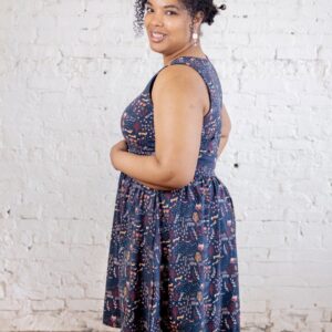 Asheville Plus Size Dress - Fox Field Blue - Image 1