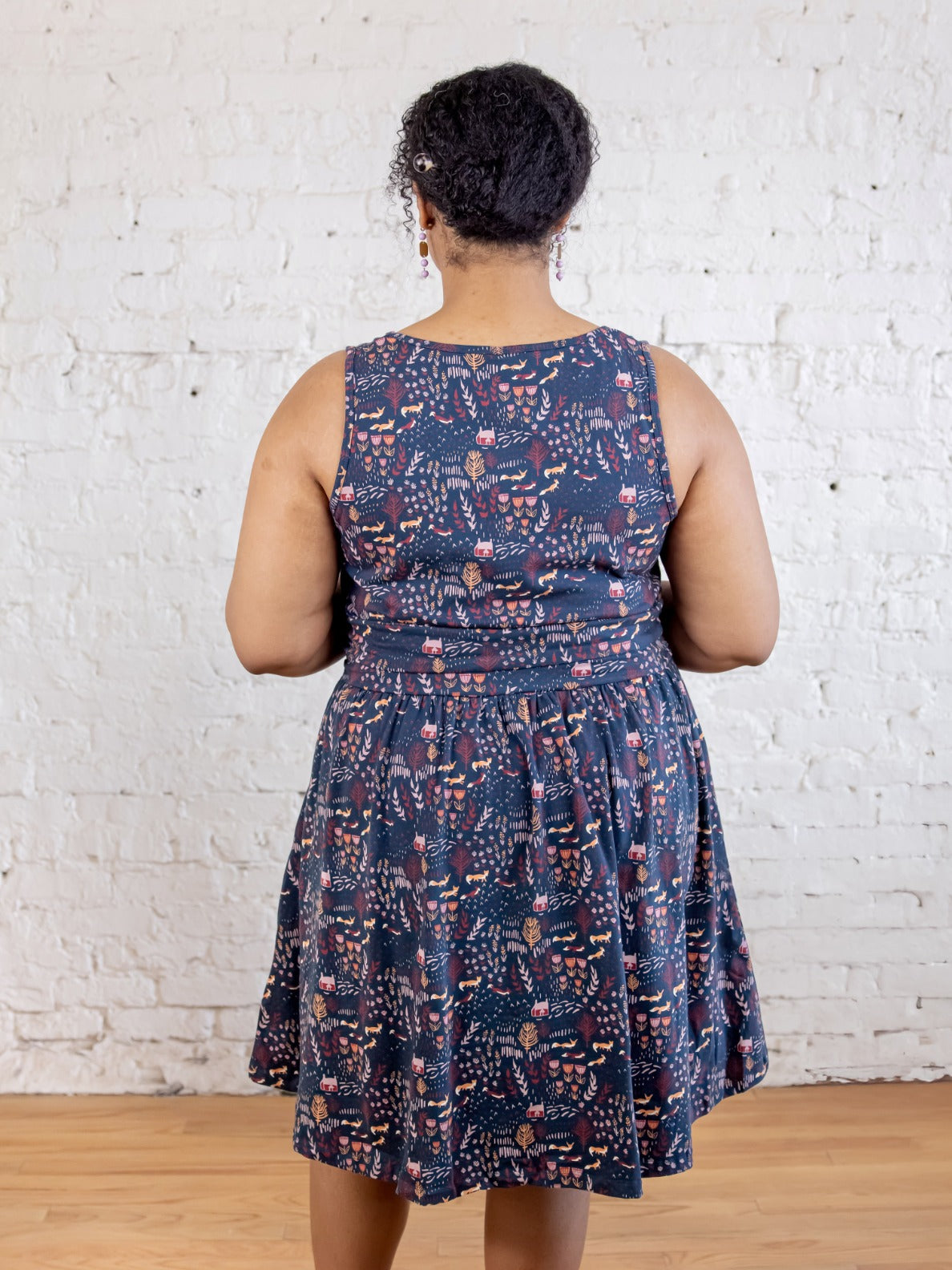 Asheville Plus Size Dress - Fox Field Blue - Image 6