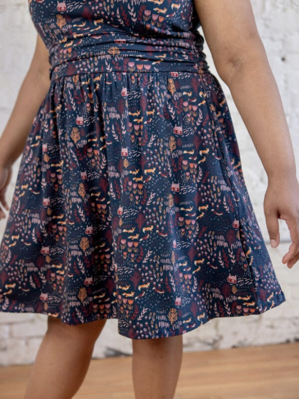 Asheville Plus Size Dress - Fox Field Blue - Image 4