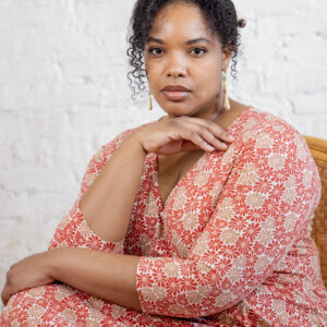 Callie 3/4 Sleeve Plus Size Wrap Dress - Matisse Vermillion - Image 2