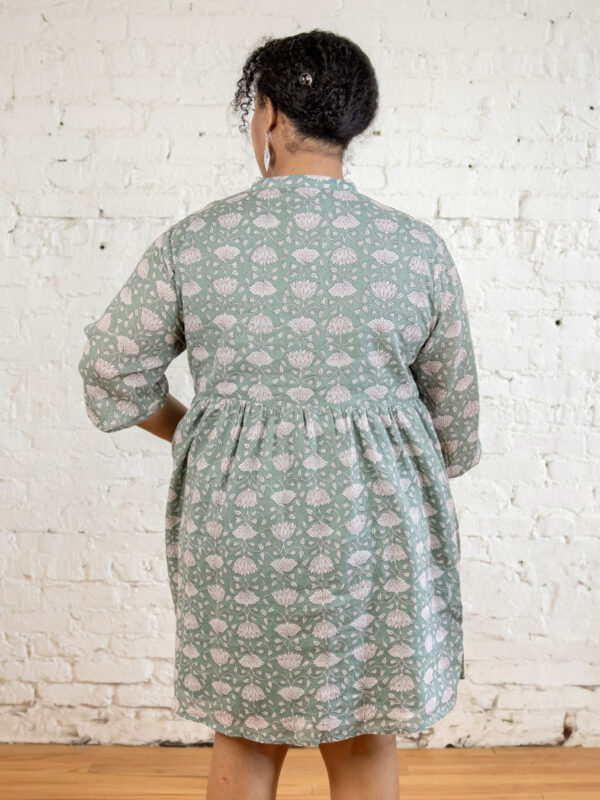 Sohla Mini Dress - Aegean Teal Floral - Image 10