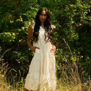 Lorelei Dress - White Waves - Image 1