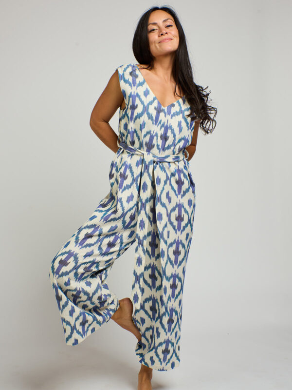Jana Jumpsuit - Seashore Ikat