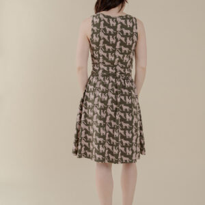 Asheville Dress - Leopard Green - Image 4