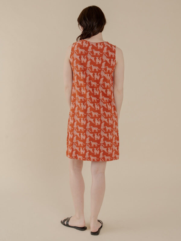 Evanston Dress - Leopard Sienna - Image 5
