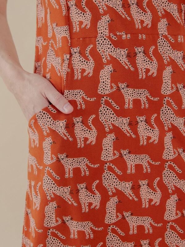 Evanston Dress - Leopard Sienna - Image 3
