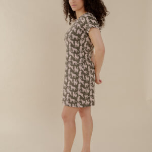 Hudson Shirt Dress - Leopard Green - Image 4
