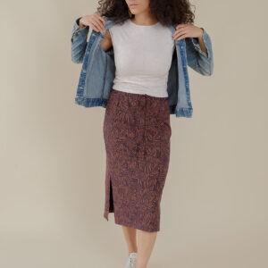 Isla Skirt - Tree Rings Blue - Image 4