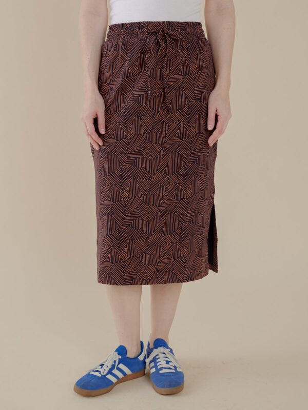 Isla Skirt - Tree Rings Blue - Image 1