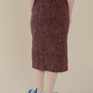 Isla Skirt - Tree Rings Blue - Image 6