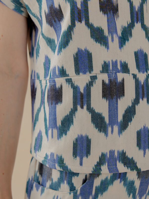 Dana Top - Seashore Ikat - Image 3