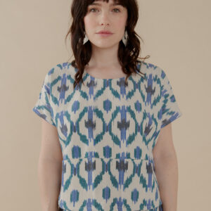 Dana Top - Seashore Ikat - Image 1