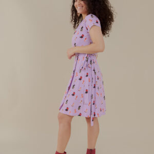 Katie Wrap Dress - Two Step Lavender - Image 3