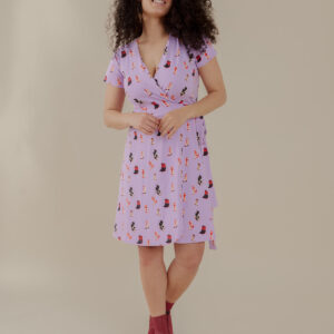 Katie Wrap Dress - Two Step Lavender - Image 1