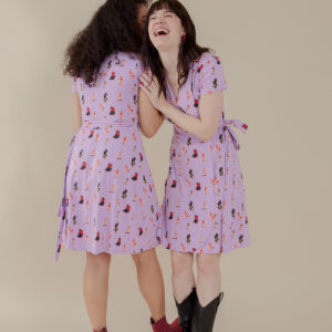 Katie Wrap Dress - Two Step Lavender - Image 4