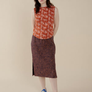 Millie Muscle Tee - Leopard Sienna - Image 3