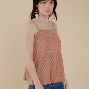 Tegan Tank - Blush Flowers - Image 1