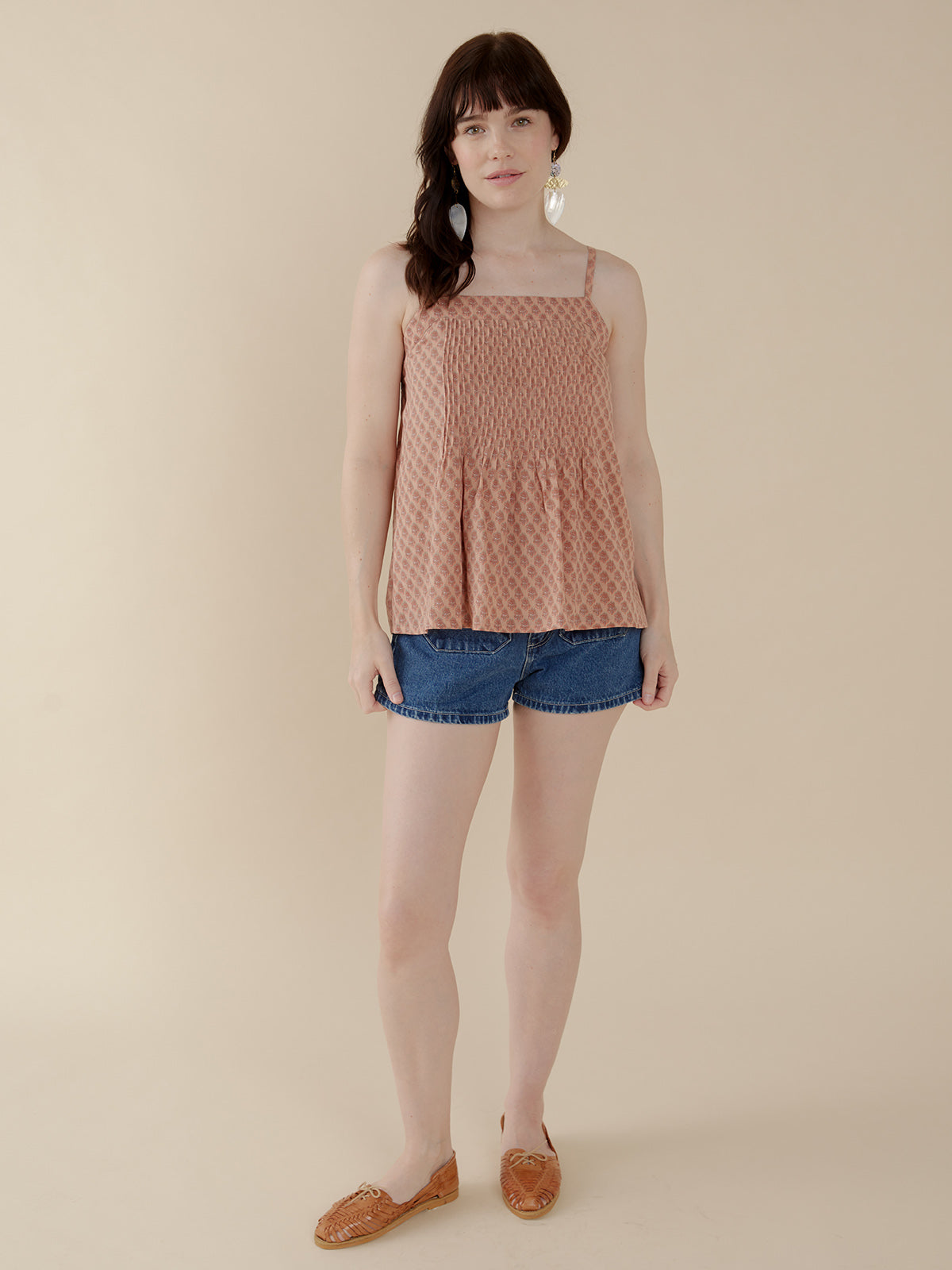Tegan Tank - Blush Flowers - Image 3