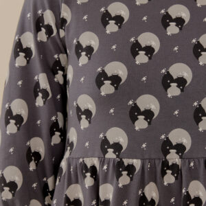 Bellini Long Sleeve Dress - Vase Cluster Graphite - Image 2