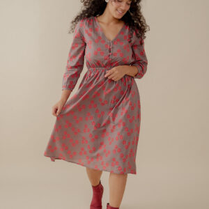 Mia Dress - Fuchsia Floral - Image 1