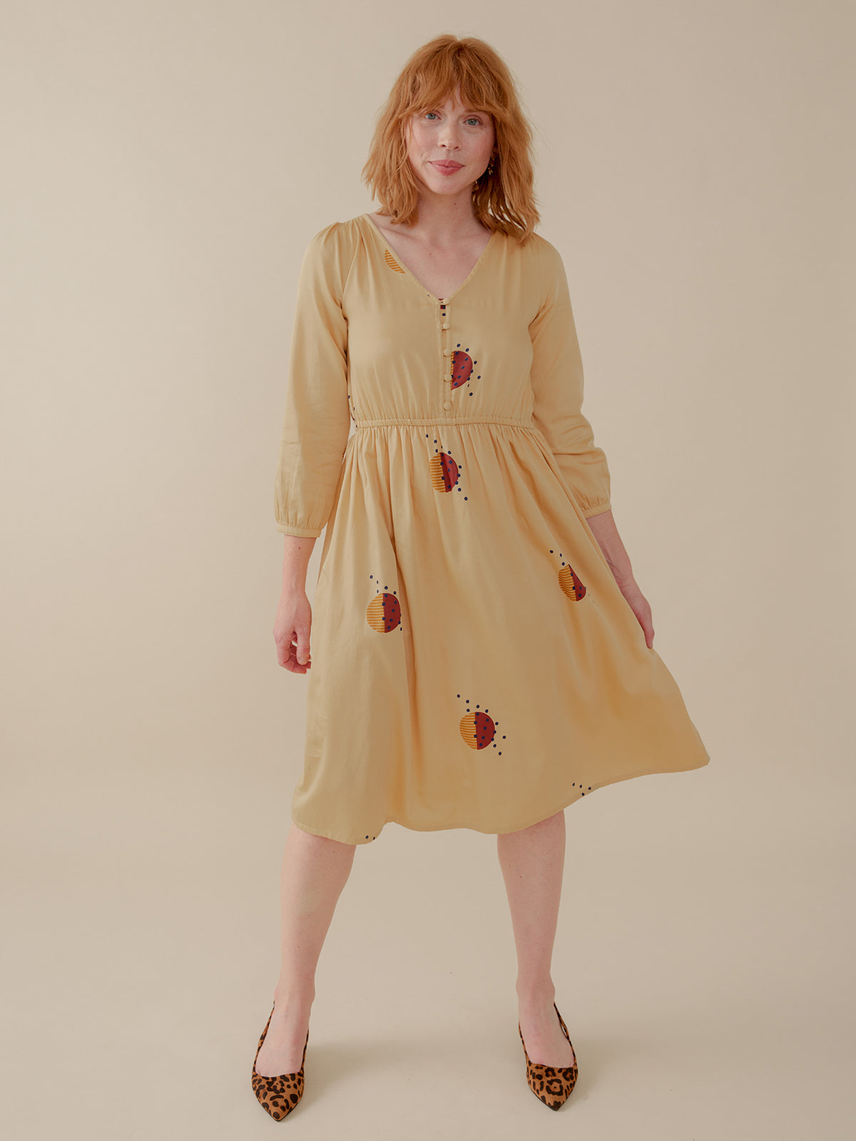 Mia Dress - Honeycomb - Image 2