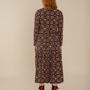 Mirah Tiered Dress - Mauve Tile - Image 4