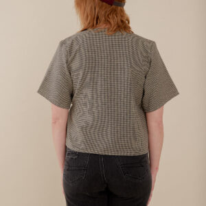 Winona Wrap Top - Houndstooth - Image 4