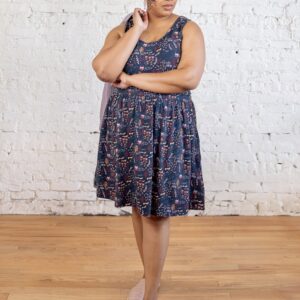 Asheville Plus Size Dress - Fox Field Blue - Image 3