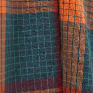 Ivy Midi Dress - Persimmon Plaid - Image 6