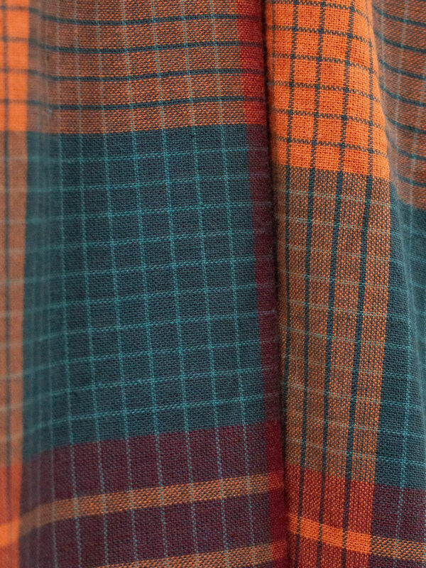 Ivy Midi Dress - Persimmon Plaid - Image 6