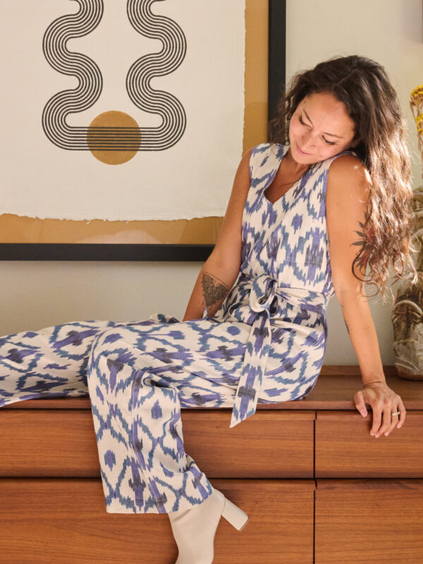 Jana Jumpsuit - Seashore Ikat - Image 3